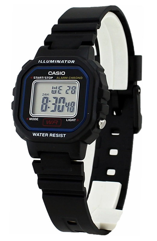 Мужские наручные часы с календарем CASIO LA-20WH-1C Черные – низкие ...