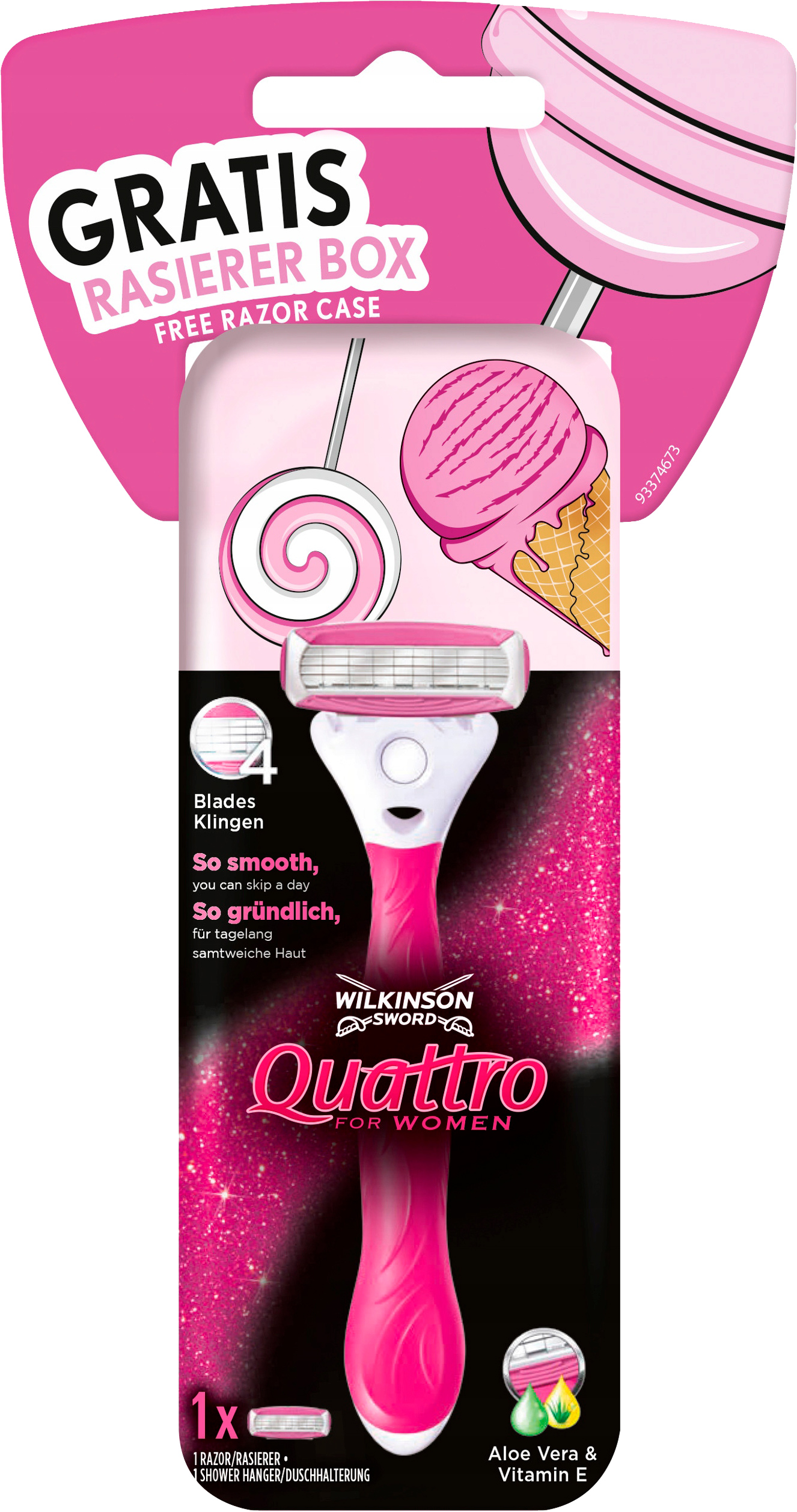 Wilkinson Sword Quattro For Woman Travel Case