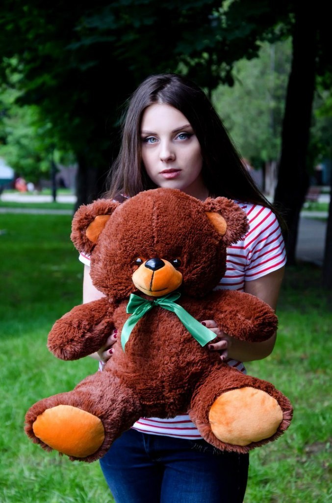 Мишка плюшевый сидячий BigBears 65 см. Коричневый КИ-145-0123 – низкие ...