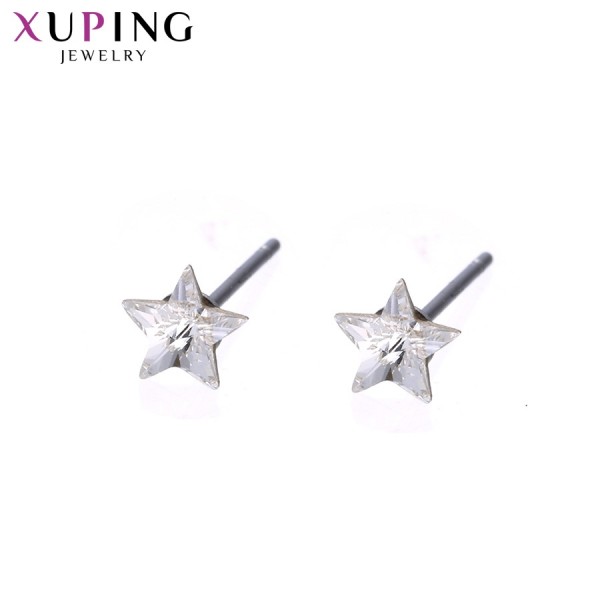 

Серьги Xuping с белыми кристаллами Swarovski родиум 4266000