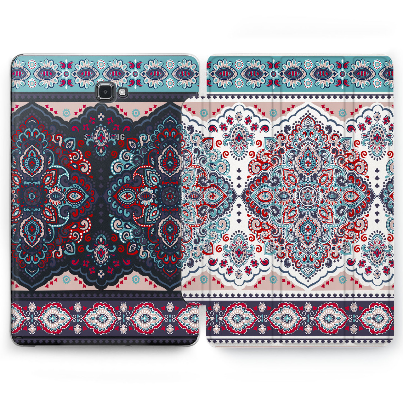 Чехол книжка, обложка для Samsung Galaxy Tab S (Орнамент паттерн) S2/S3 ...