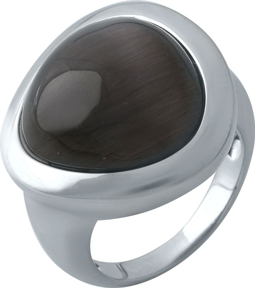

Серебряное кольцо SilverBreeze с кошачим глазом 1975015 17 размер, 17 размер