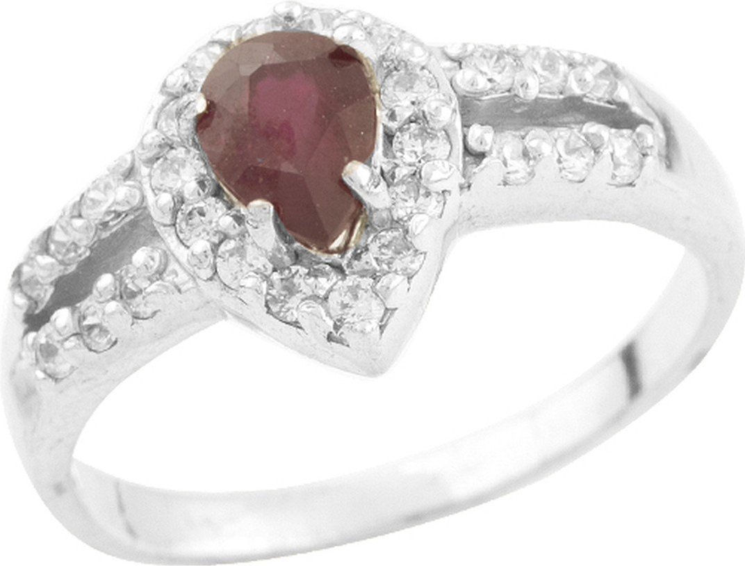 

Серебряное кольцо SilverBreeze с натуральным рубином 0435541 17 размер, 17 размер