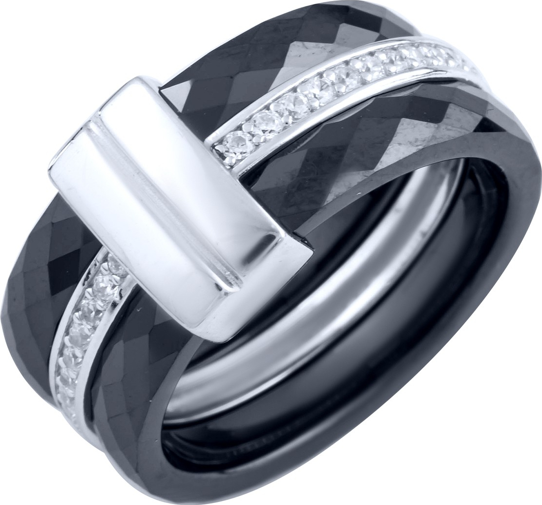 

Серебряное кольцо SilverLine с керамикой 1903896 17.5 размер, 17.5 размер