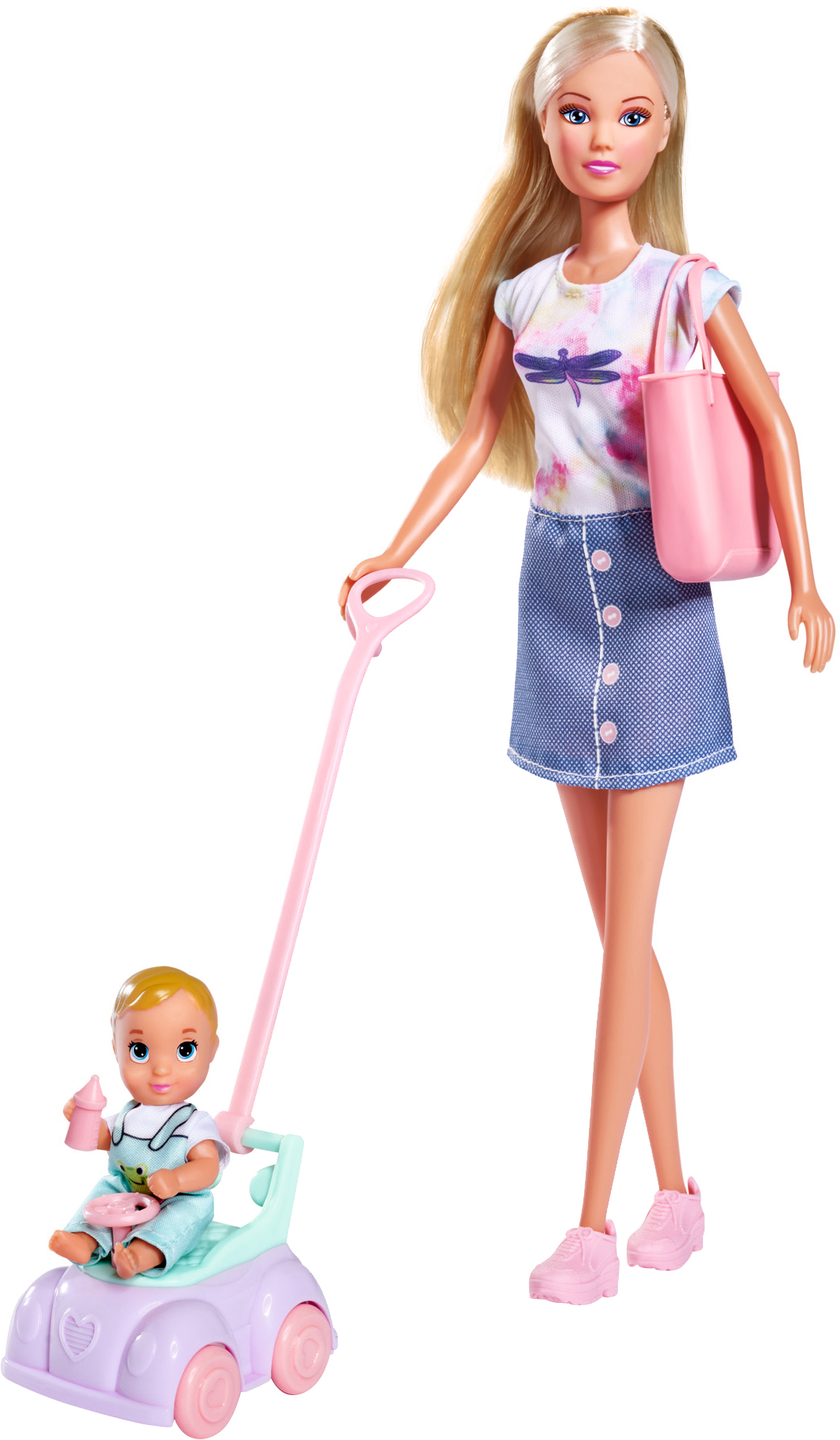 Кукольный набор Simba Штеффи с малышом на машинке (5733585 ...