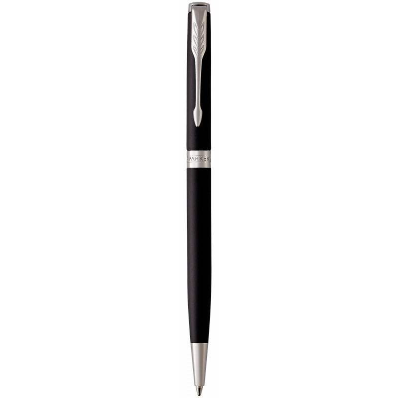 

Шариковая ручка Parker Sonnet 17 Slim Matte Black Lacquer CT BP 84 931