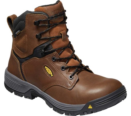 

Мужские ботинки KEEN Utility Chicago 6" Waterproof Soft Toe Work Boot Tobacco/Black Leather 45