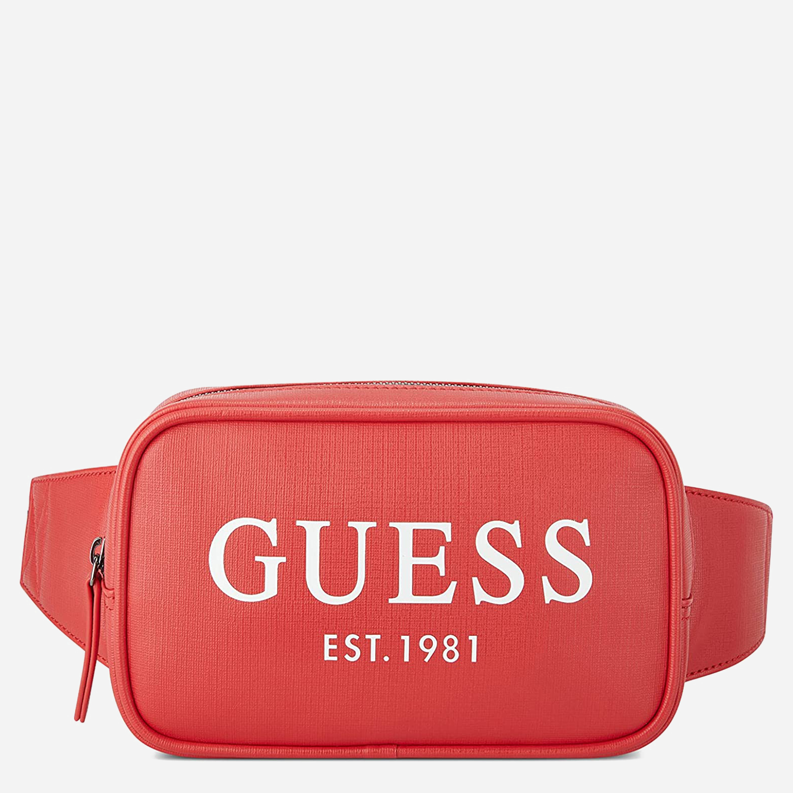 Акція на Сумка поясна жіноча Guess 119121231 One Size Червона від Rozetka