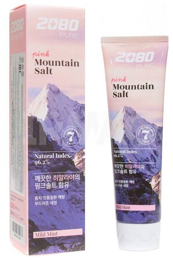 Укрепляющая зубная паста Aekyung 2080 Pink Mountain Salt Toothpaste с ...