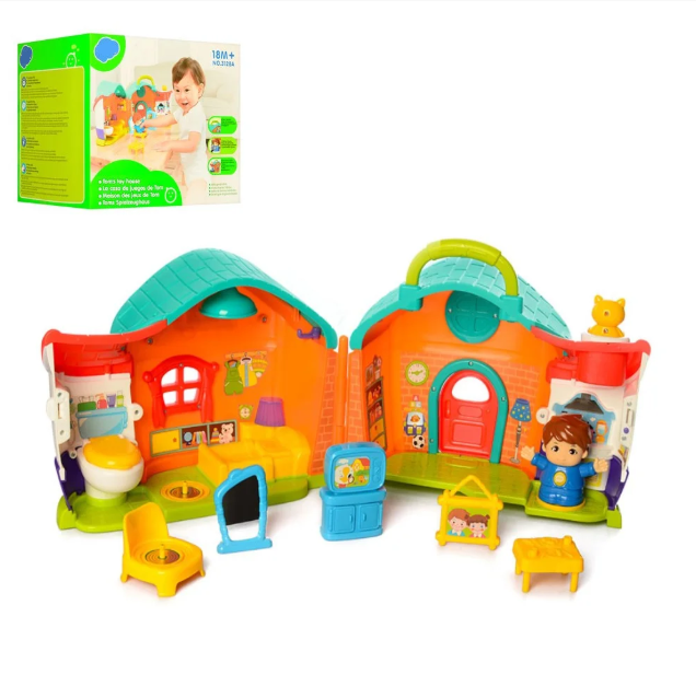 

Музыкальная игрушка Музыкальный домик Good Toys Музыкальная развивающая игрушка + световые эффекты + подвижные элементы (3128 А)