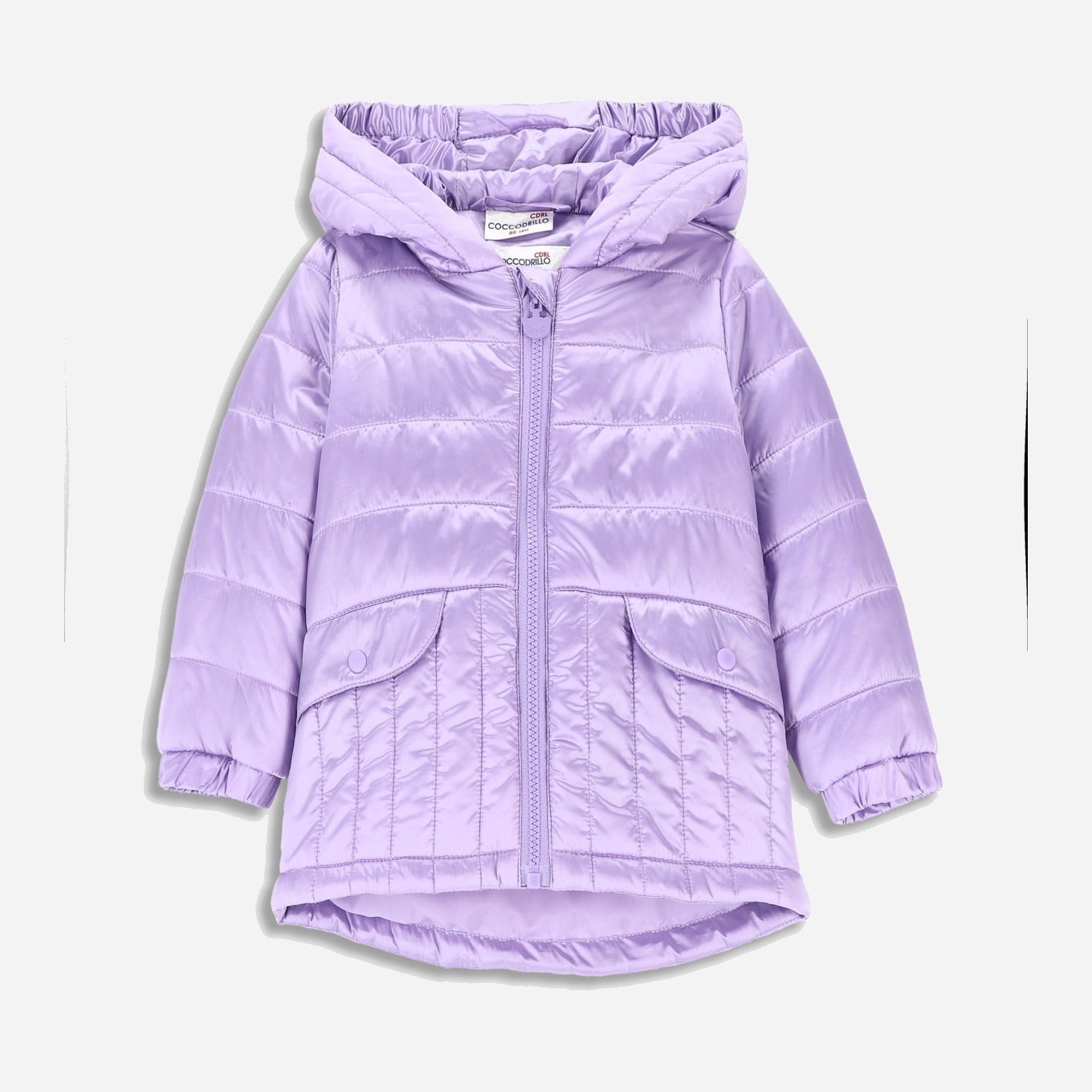 Акция на Дитяча демісезонна куртка для дівчинки Coccodrillo Outerwear Girl Newborn WC3152703OGN-016 74 см от Rozetka