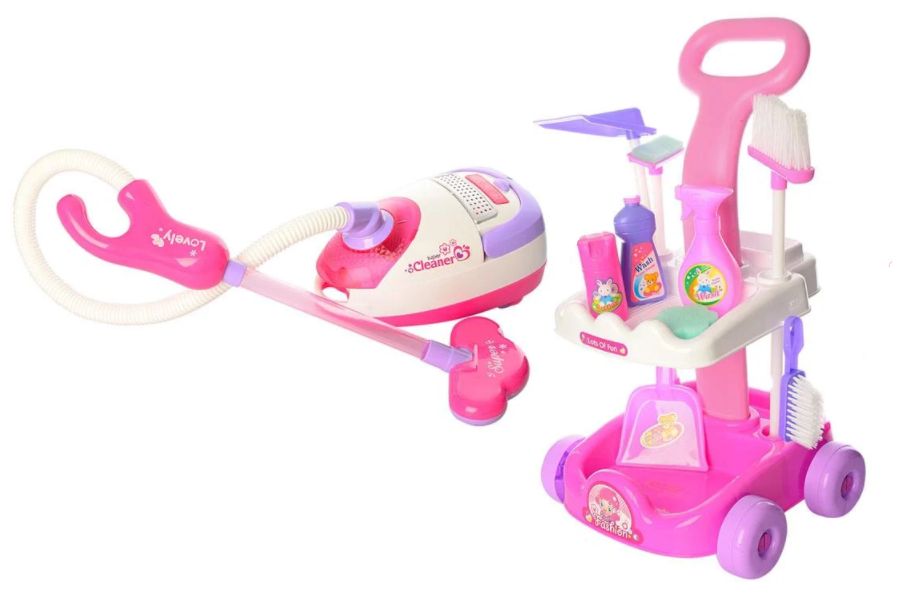 

Игровой набор Уборочная тележка Good Toys Набор для детей Тележка для уборки + пылесос (5938)