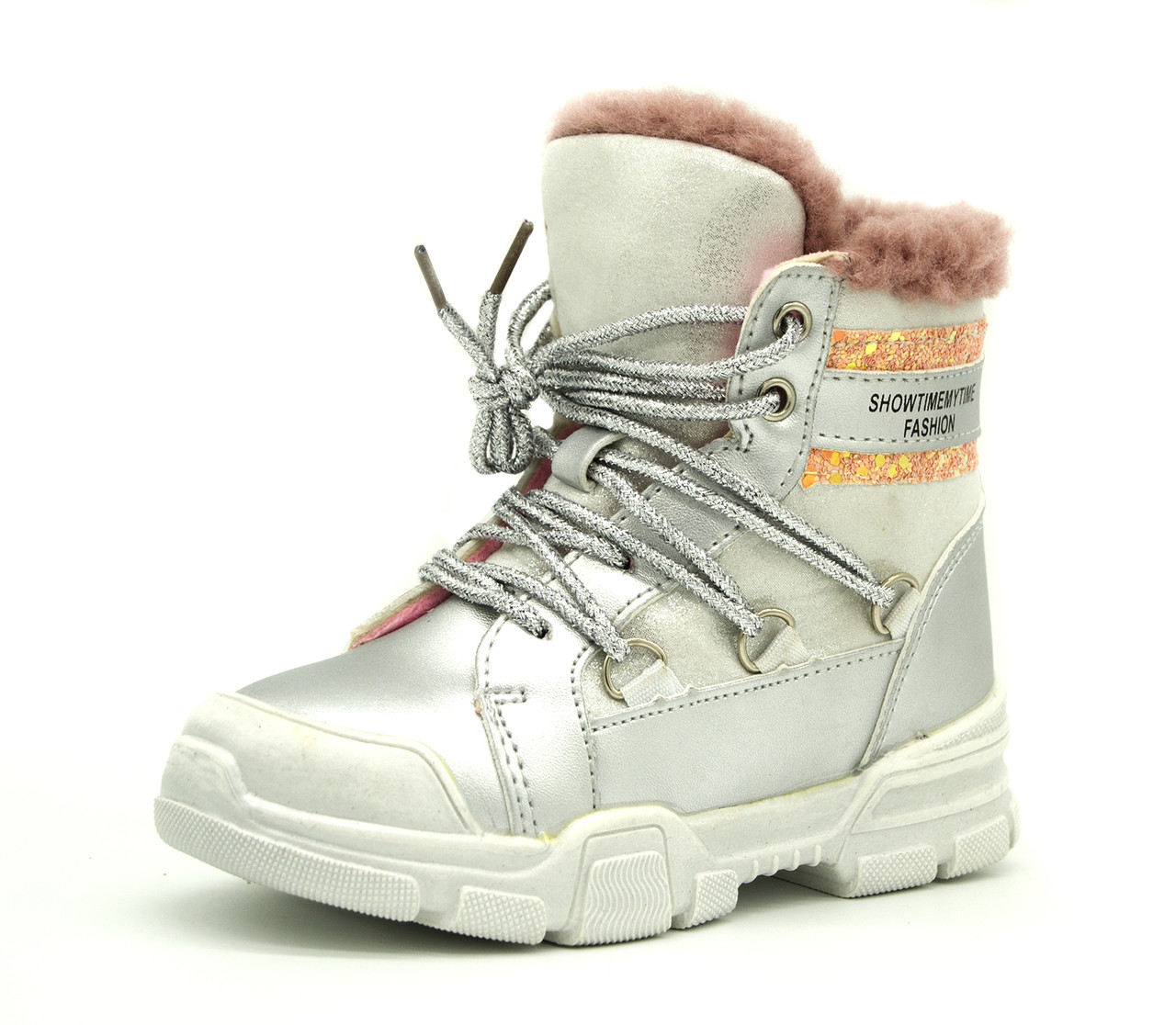 

Ботинки BBT Kids 27 (16,5 см) Серебристый (S3005-5 silver 27 (16,5 см))