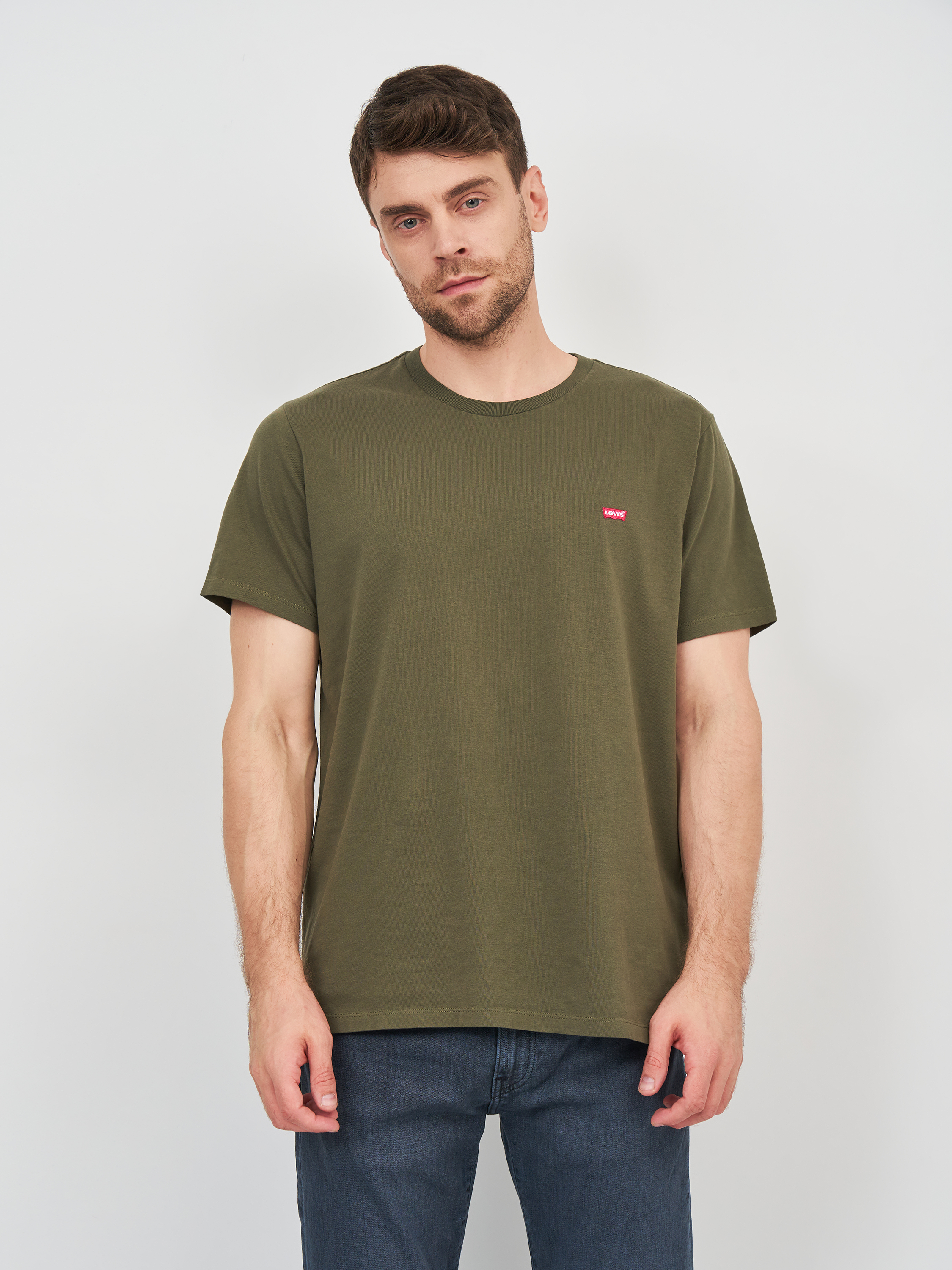 Акція на Футболка Levi's Relaxed Fit Tee 56605-0021 S Olive Night від Rozetka