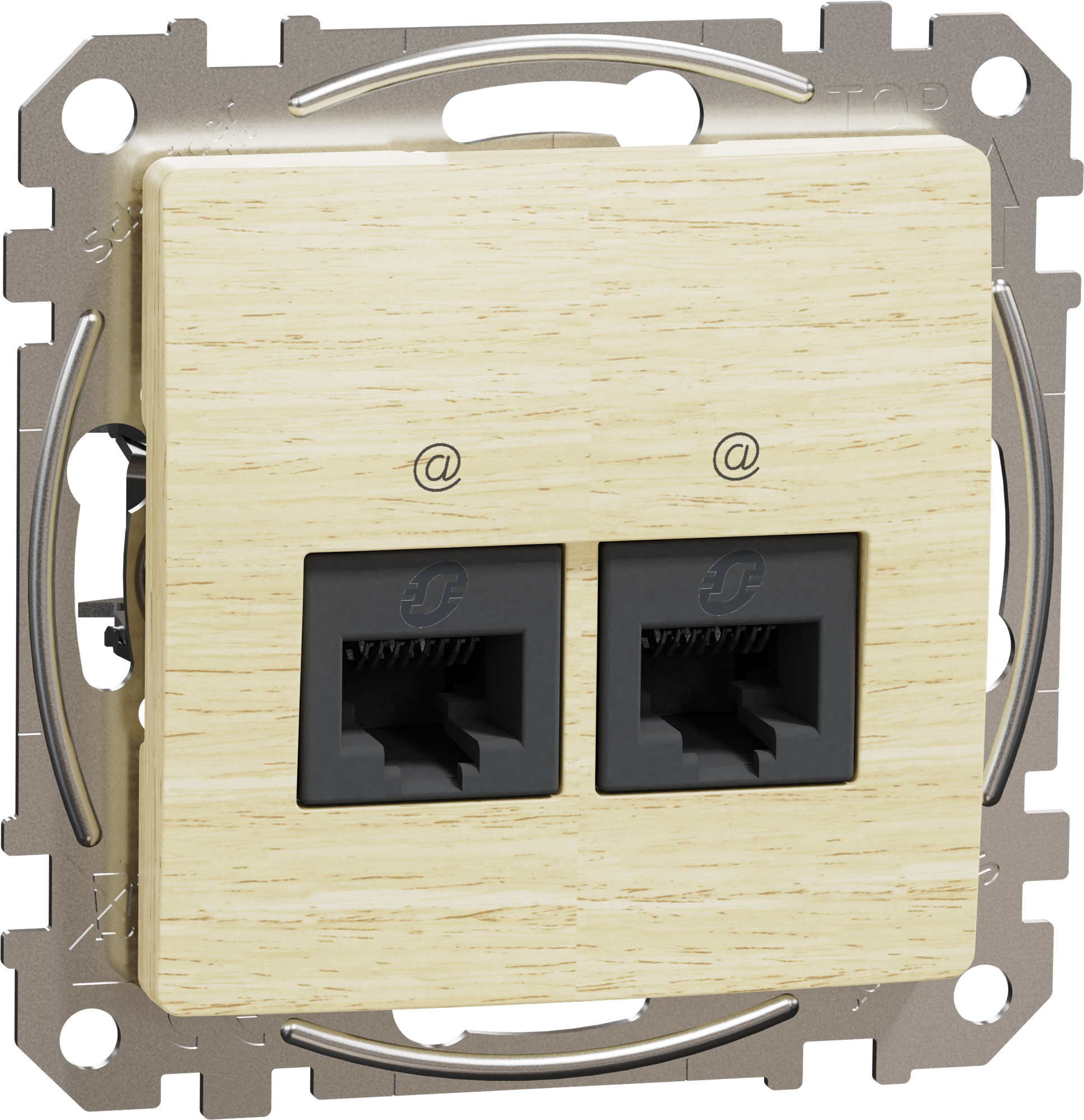 Компютерная розетка двойная разъем RJ45 5е UTP Schneider Electric Sedna ...