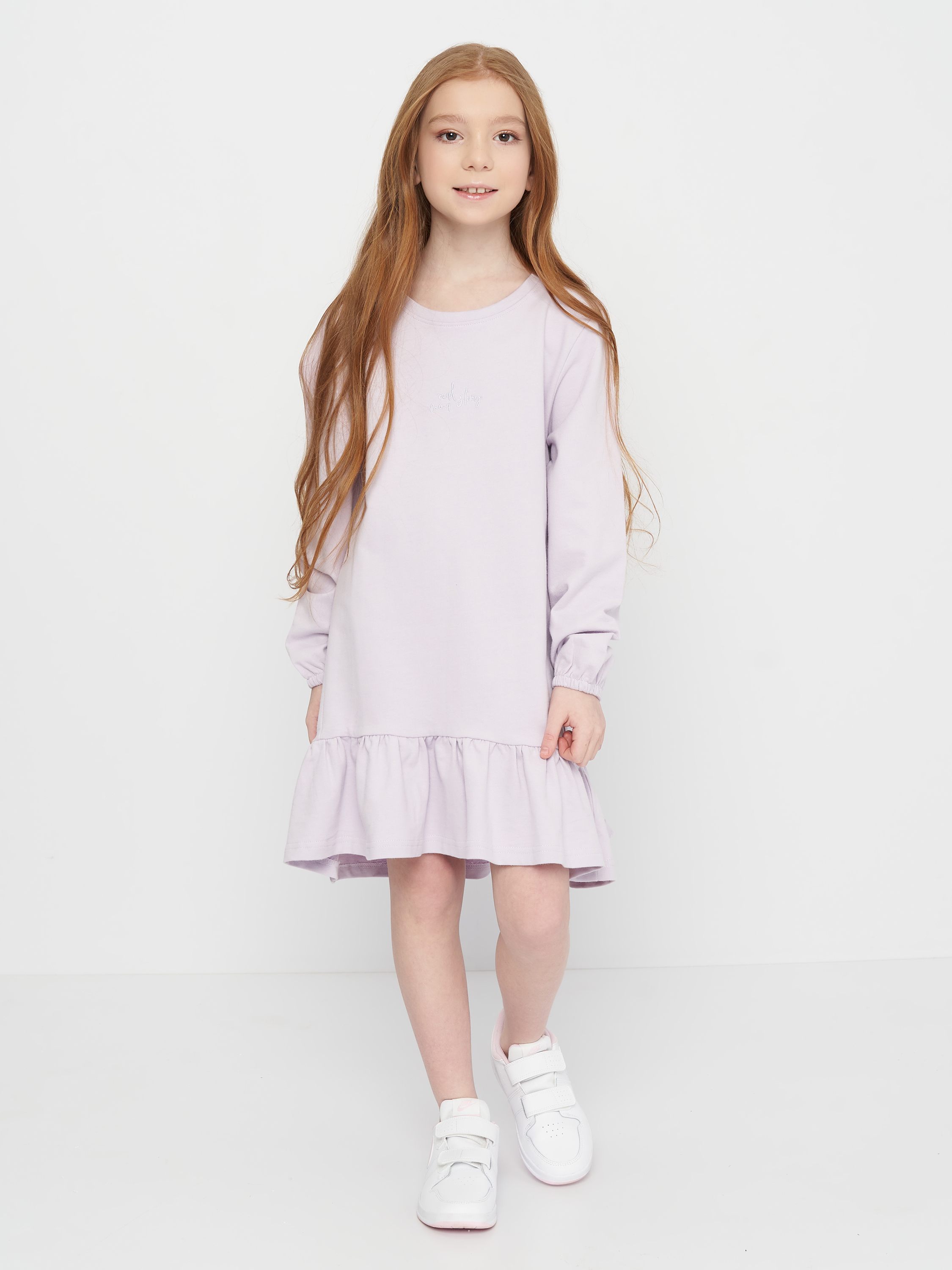 Акція на Дитяча сукня для дівчинки Coccodrillo Romantic Kids ZC2129102ROK 104 см Фіолетова від Rozetka