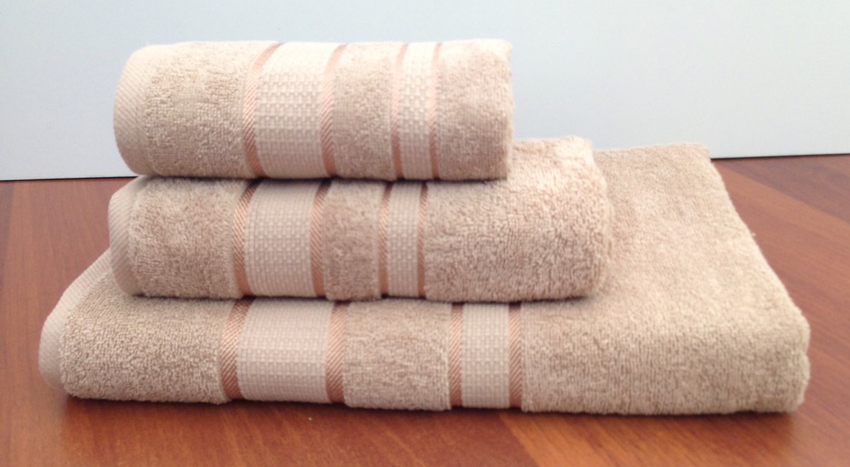 

Махровое полотенце Moka Textile Бежевое Polo 50*90см