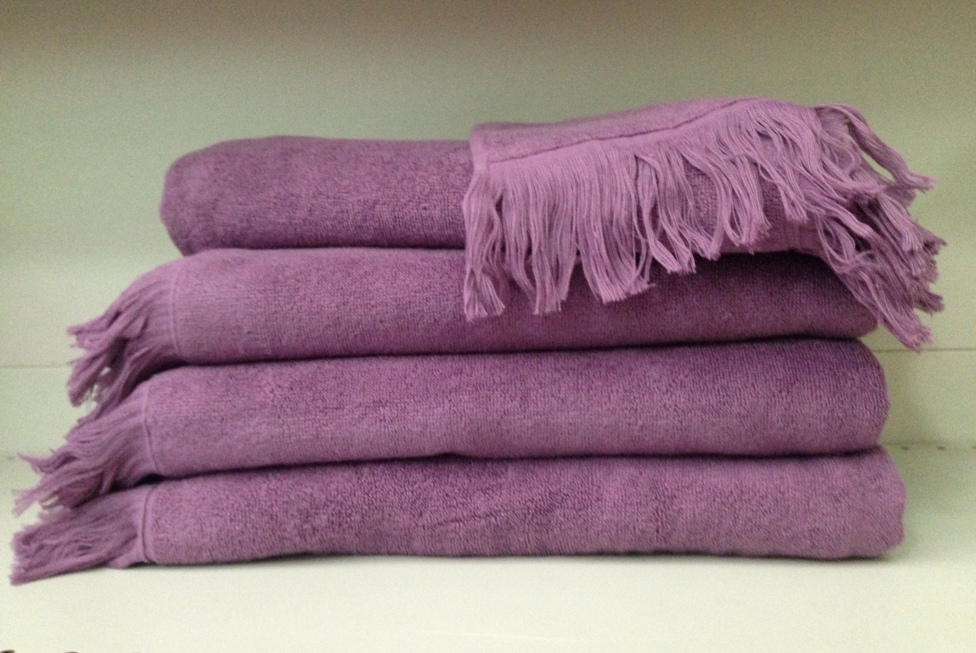 

Махровое полотенце Moka Textile с Бахромой Лиловое 70*140см
