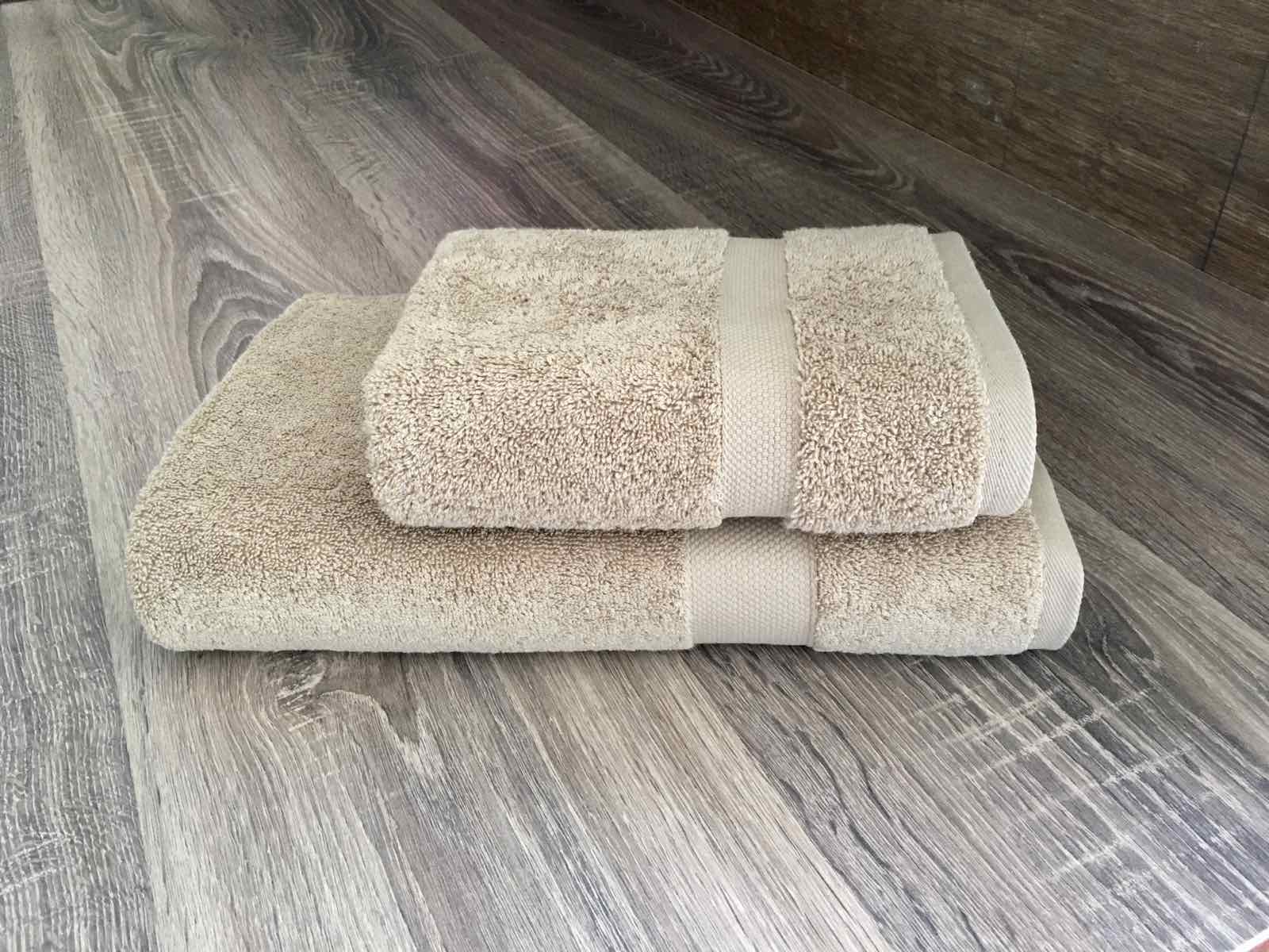 

Махровое полотенце Moka Textile Бежевое 50*90см
