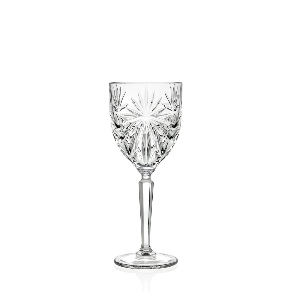 RCR Cristalleria Italiana Aria Collection 4 Piece Crystal Glass Set (Invino  Water Goblet (12 oz)) 