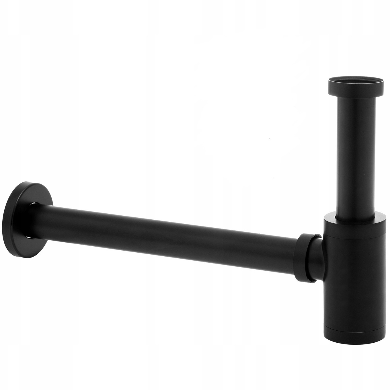 Сифон для умывальника YOKA BK.SYPOP-14-BLK колбовый латунь впуск 1 1/4 ...