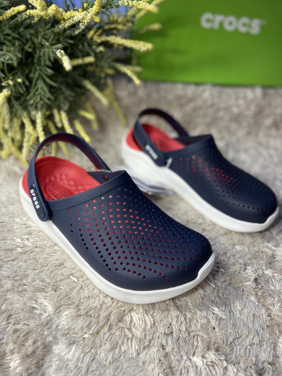 Сабо Кроксы Crocs LiteRide™ Clog Navy/Pepper M9/W11 41р. от продавца ...