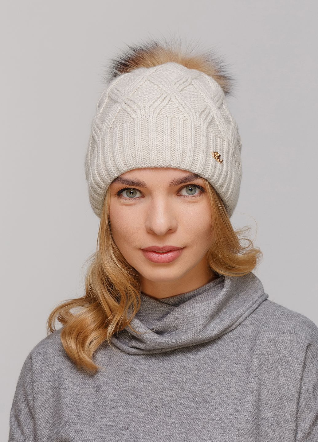 

Шапка Fashion Star 56-60 см Бежевый 550577