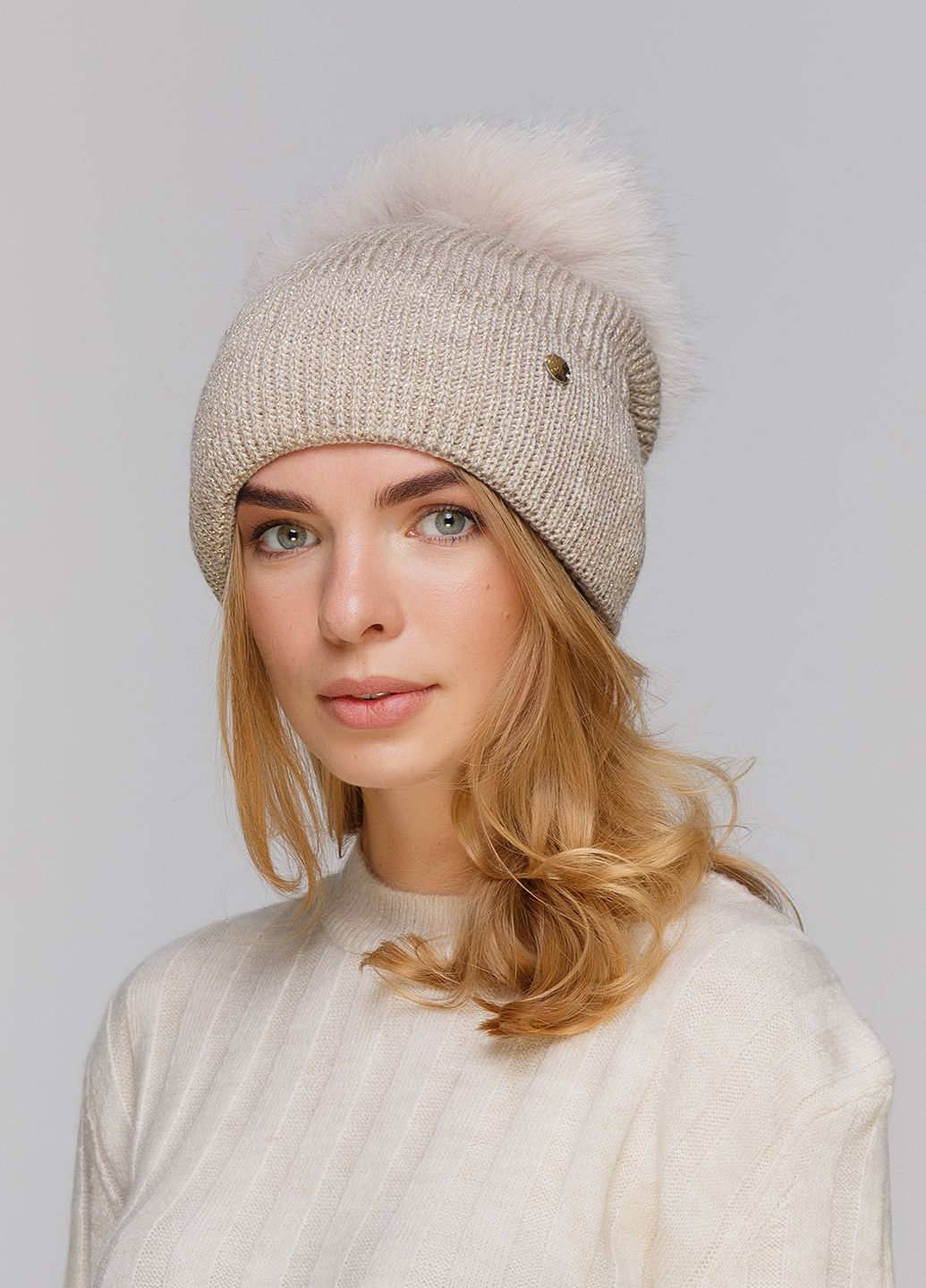 

Шапка Fashion Star 56-60 см Бежевый 550169