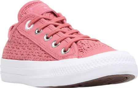 

Женские кеды Converse Chuck Taylor Summer Getaway Crochet Sneaker Madder Pink/White/Black Cotton Crochet/Rubber 35