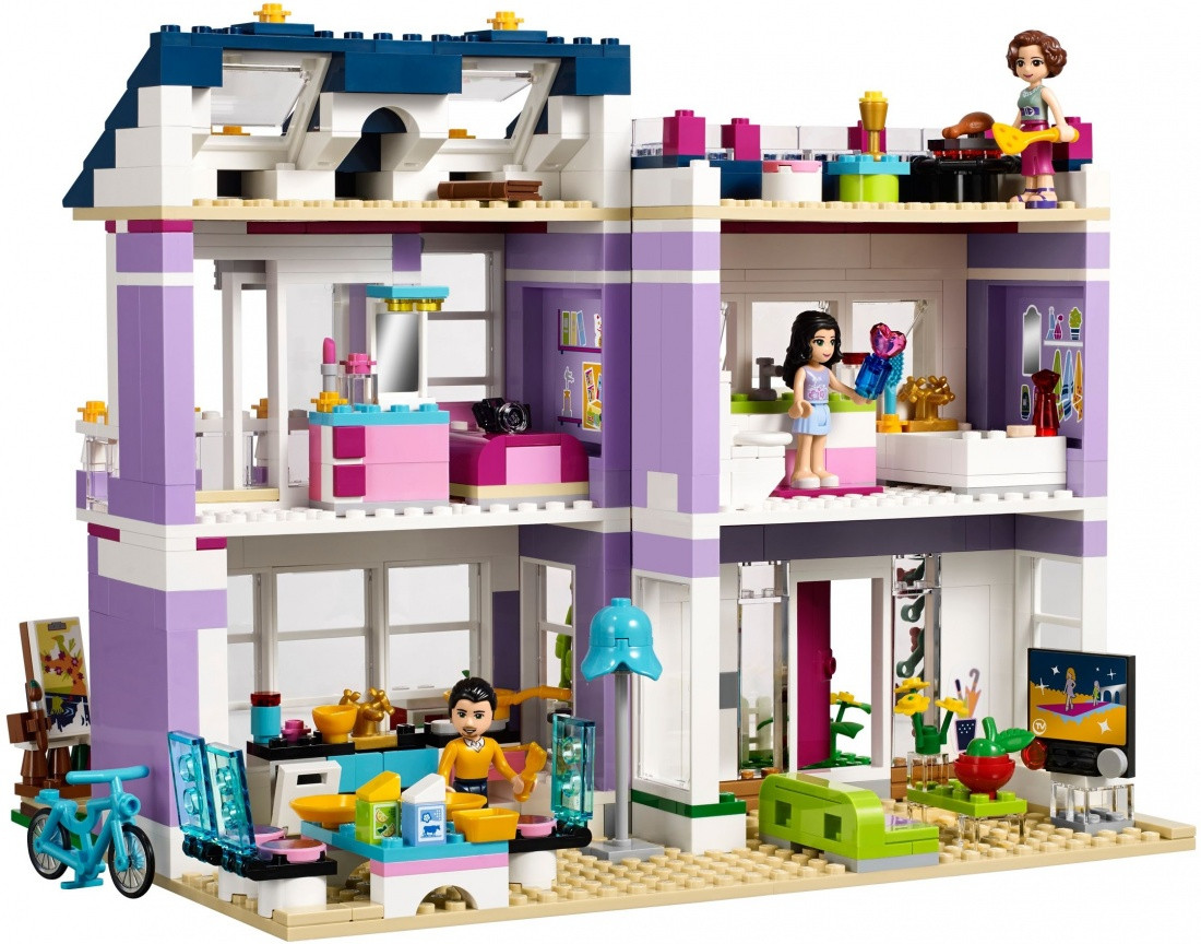 Lego Friends Дом Эммы 41095 – фото, отзывы, характеристики в  интернет-магазине ROZETKA от продавца: BrickSale | Купить в Украине: Киеве,  Харькове, Днепре, Одессе, Запорожье, Львове