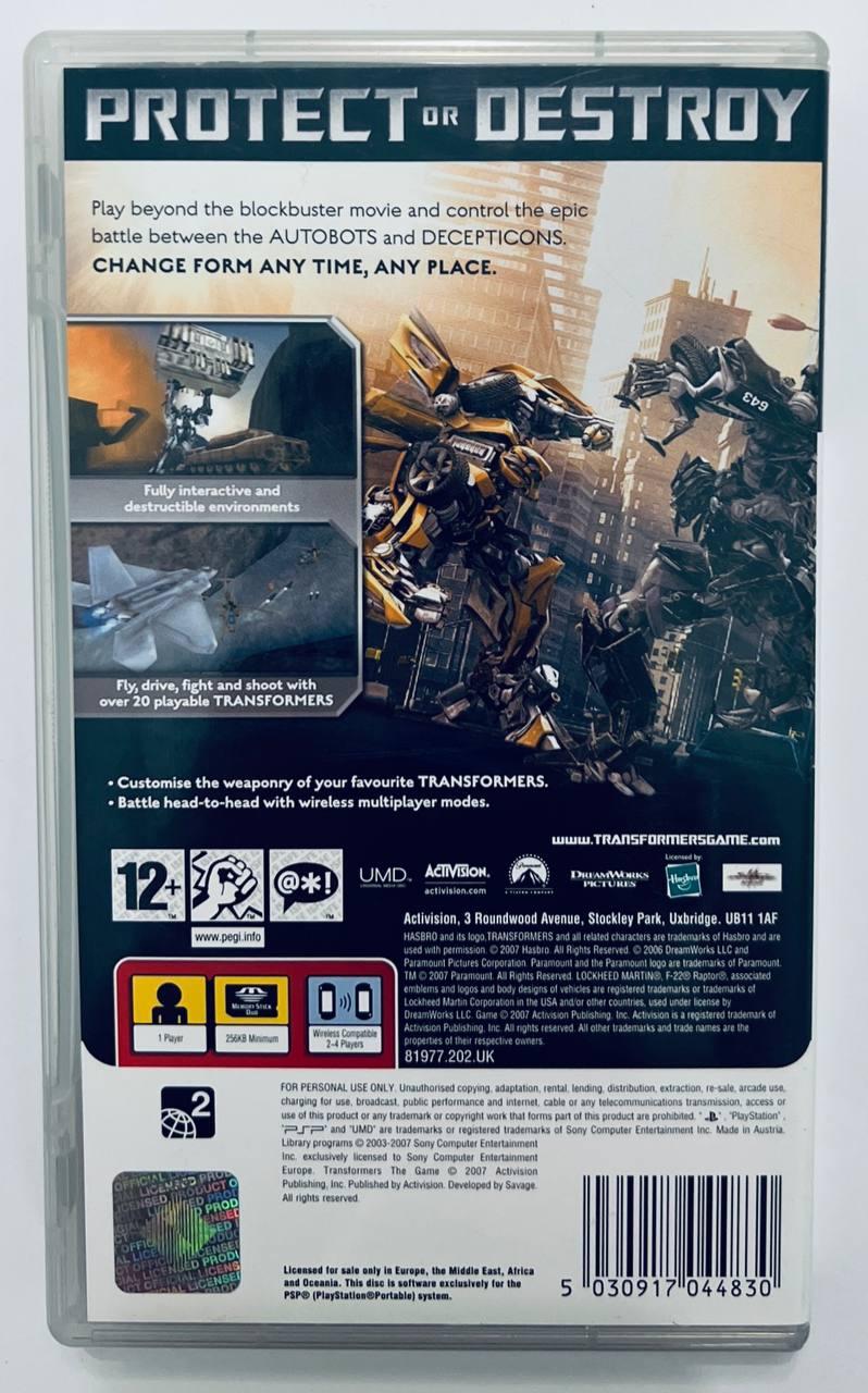 ROZETKA » Transformers: The Game, Б/У, английская версия - UMD-диск для PSP  от продавца: RetroGaming Shop купить в Украине: цена, отзывы