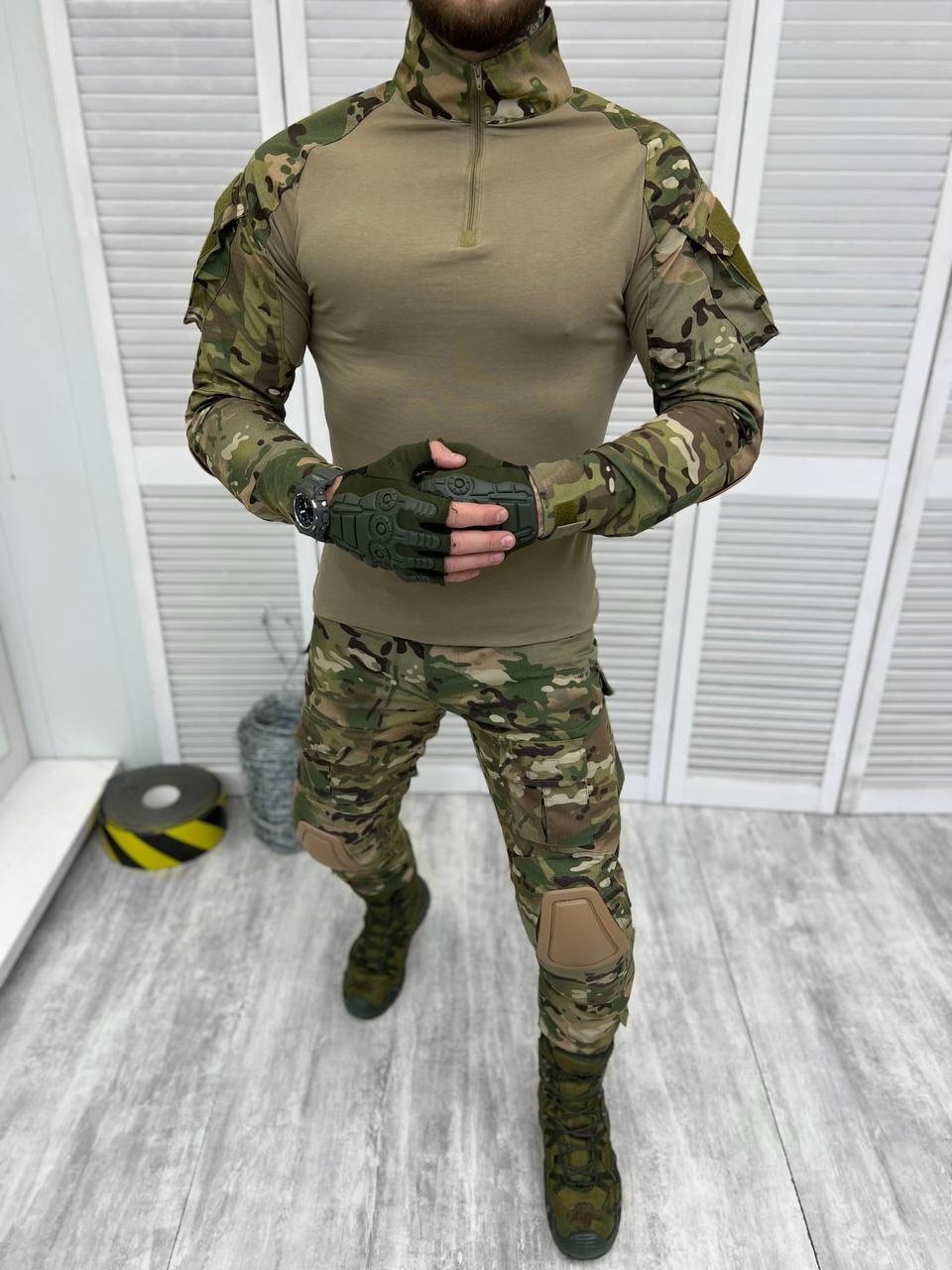 Тактический военный костюм Attac ( Убакс + Штаны ), Камуфляж: Мультикам ...