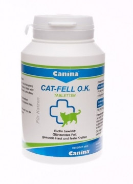 

Cat Fell О.К. - пищевая добавка с биотином для кошек Canina 100 таб (44685-zm)