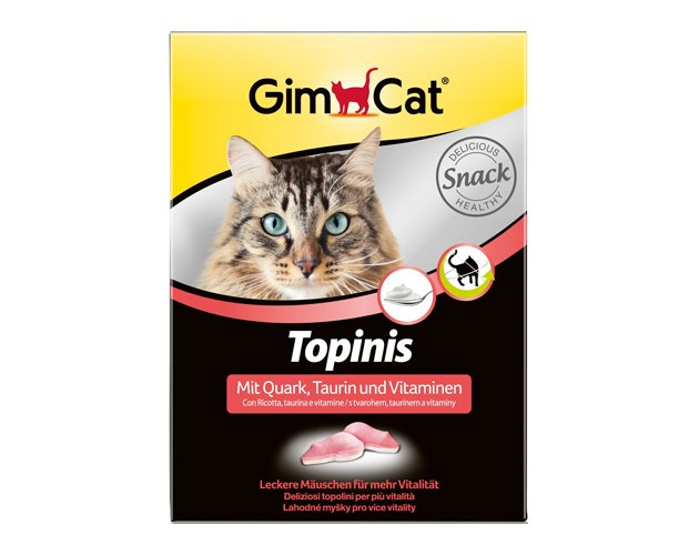 

витаминные мышки с творогом для кошек Gimpet 180 таб (1084-zm)