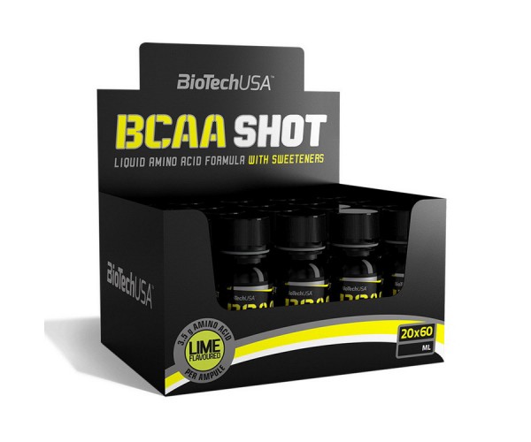 

Аминокислота Biotech Bcaa Shot Zero Carb 20x60 ml Лайм (3567371)