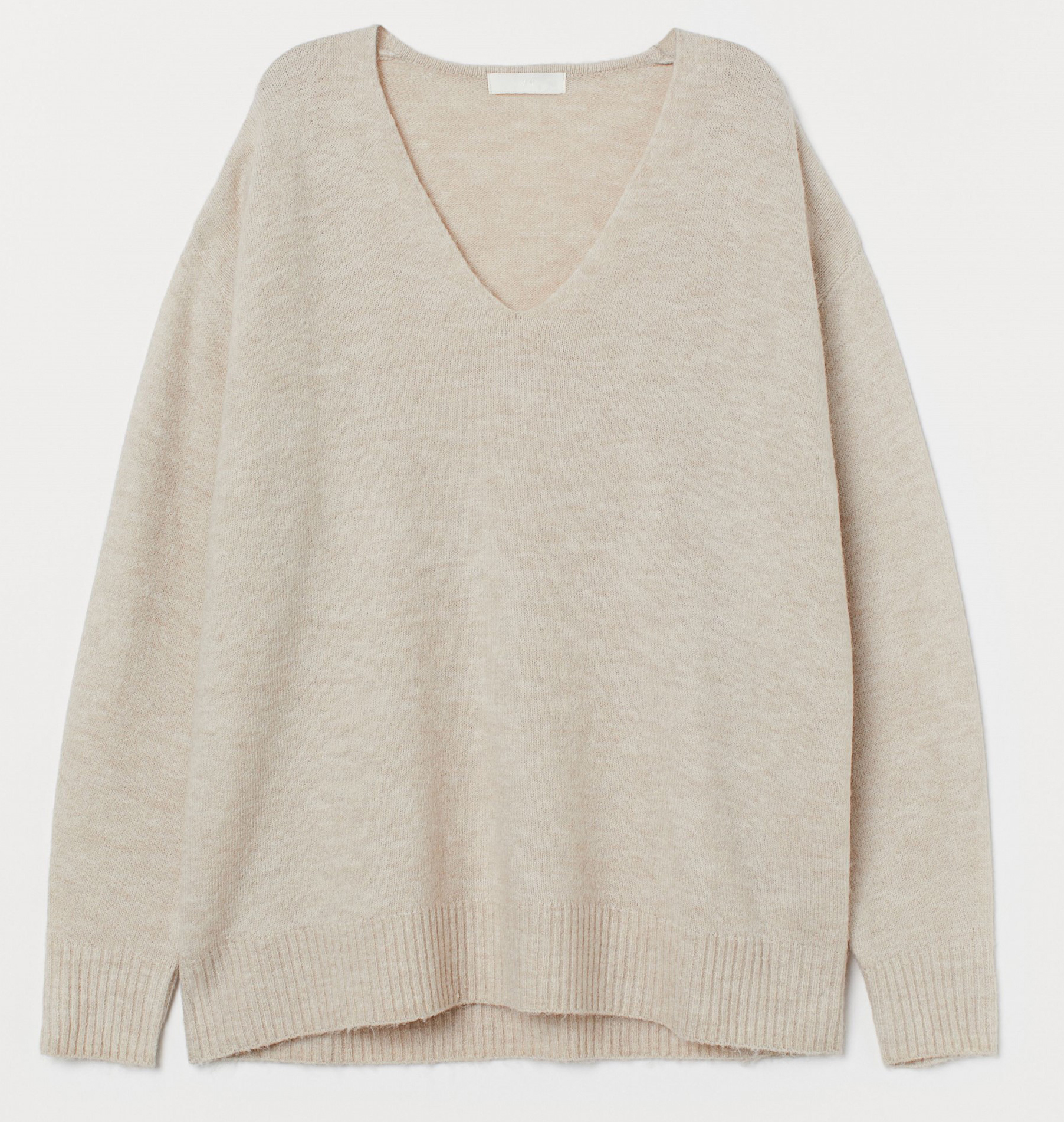 

Пуловер H&M 8423021 XL Светло-бежевый