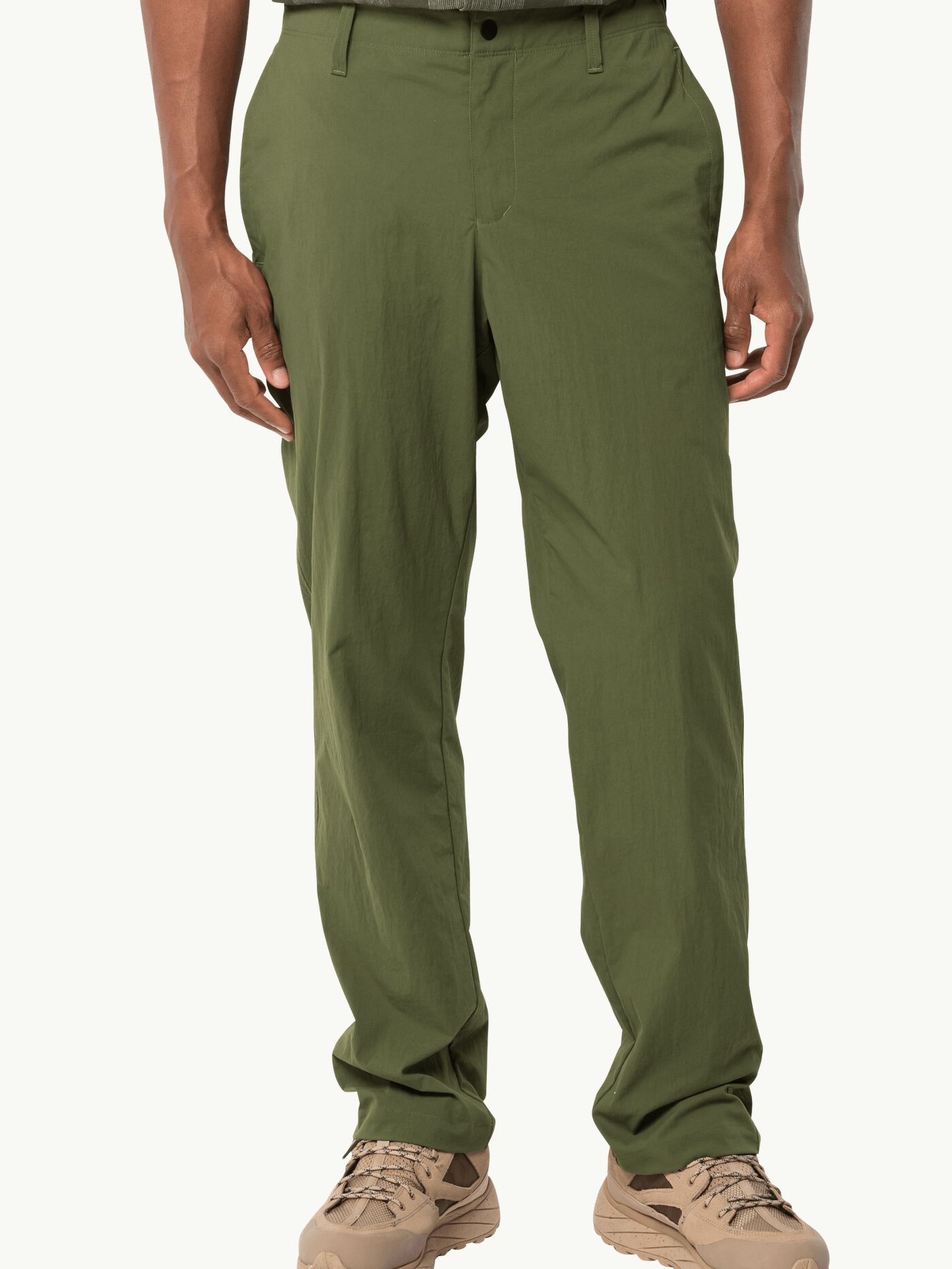 Акція на Спортивні штани чоловічі Jack Wolfskin Desert Pants M 1508331-4129 46 Зелені від Rozetka