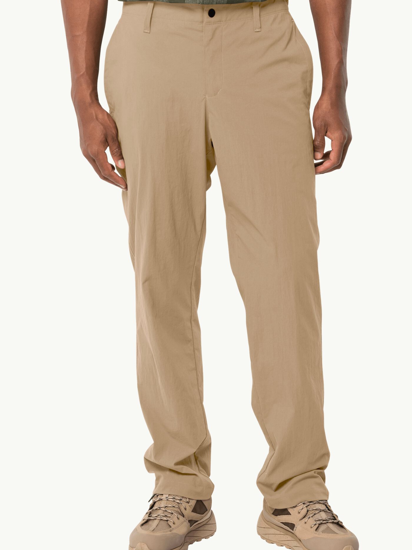 Акція на Спортивні штани чоловічі Jack Wolfskin Desert Pants M 1508331-5156 48 Темно-бежеві від Rozetka