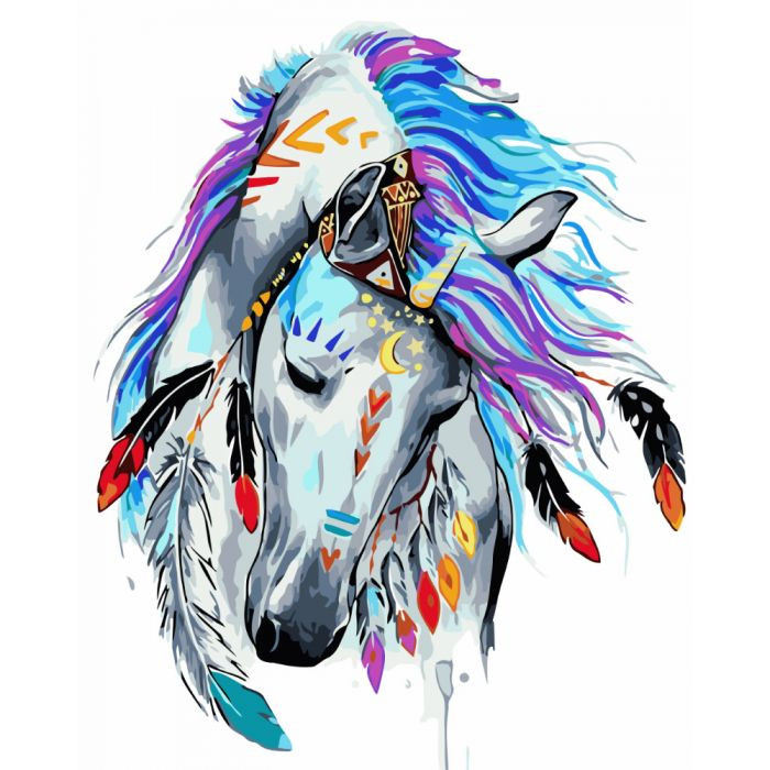 

Картина по номерам Животные, птицы "Грациозный воин" 40х50см KHO4002