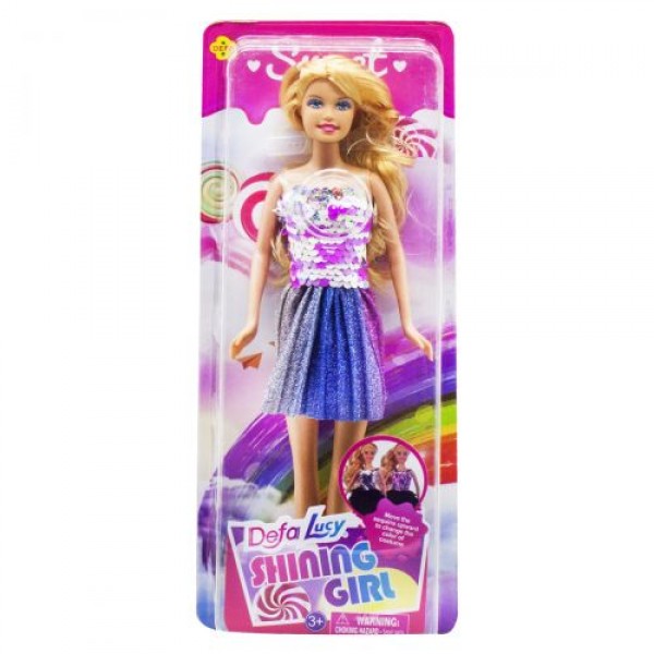 

Кукла Defa Lucy Shining Girl, синяя юбка 8434