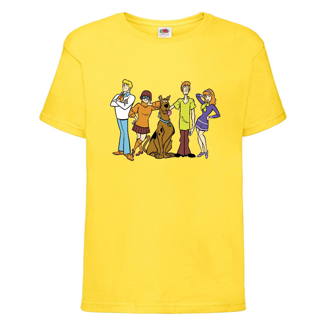

Футболка детская Скуби-Ду 1 (Scooby-Doo) желтая 104 см