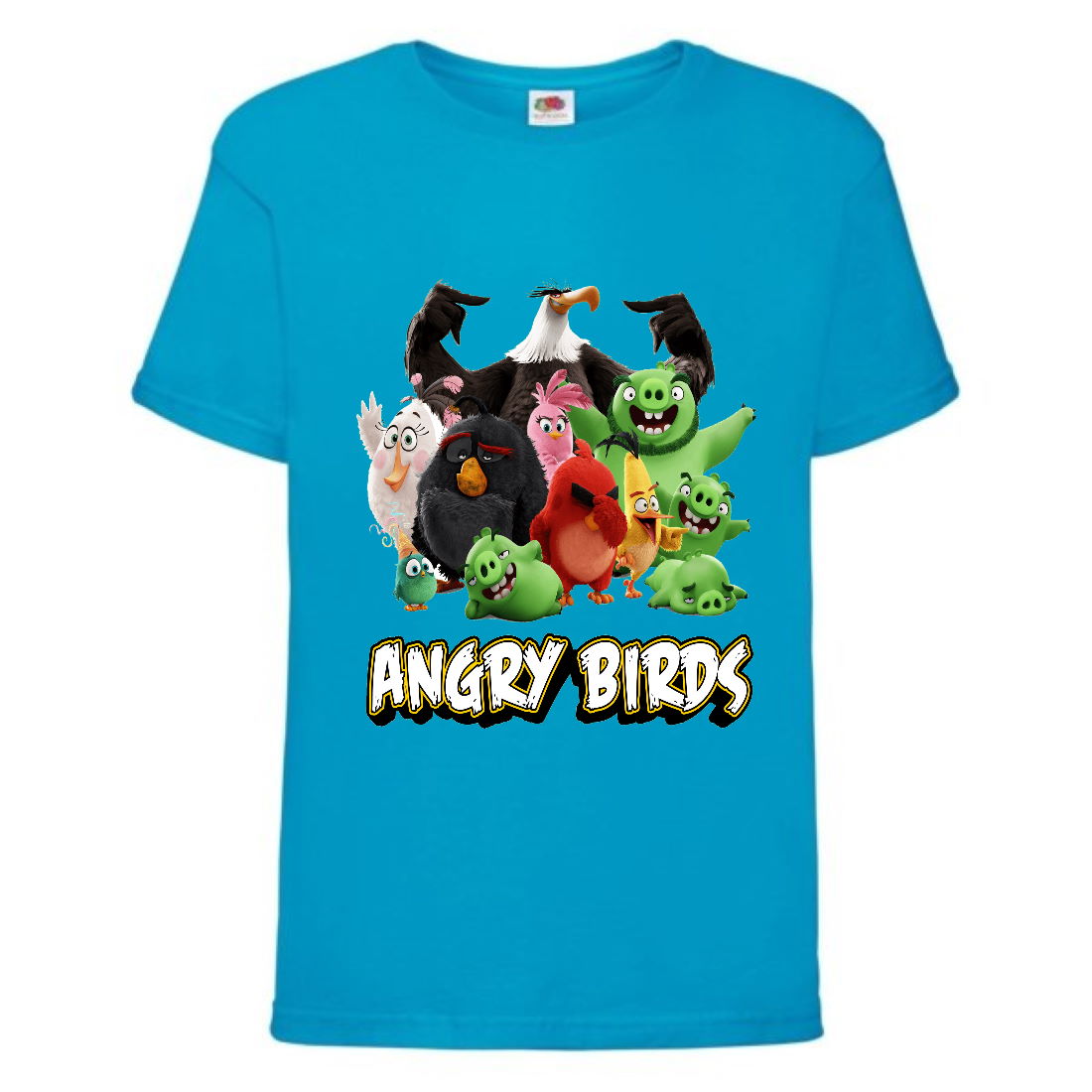 

Футболка детская Энгри Бердс (Angry Birds) голубая (AB-allheroes-2 blue) 116 см