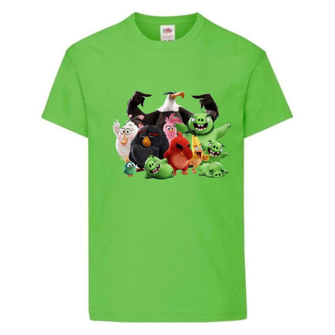 

Футболка детская Энгри Бердс (Angry Birds) светло-зеленая (AB-allheroes-1 green) 152 см
