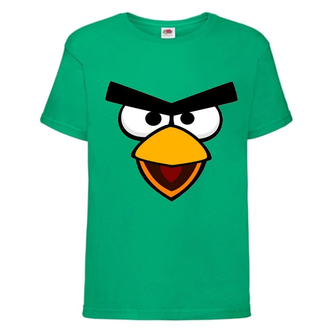 

Футболка детская Энгри Бердс (Angry Birds) зеленая (AB-face-green) 164 см