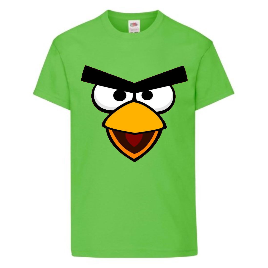

Футболка детская Энгри Бердс (Angry Birds) свето-зеленая (AB-face-green) 152 см