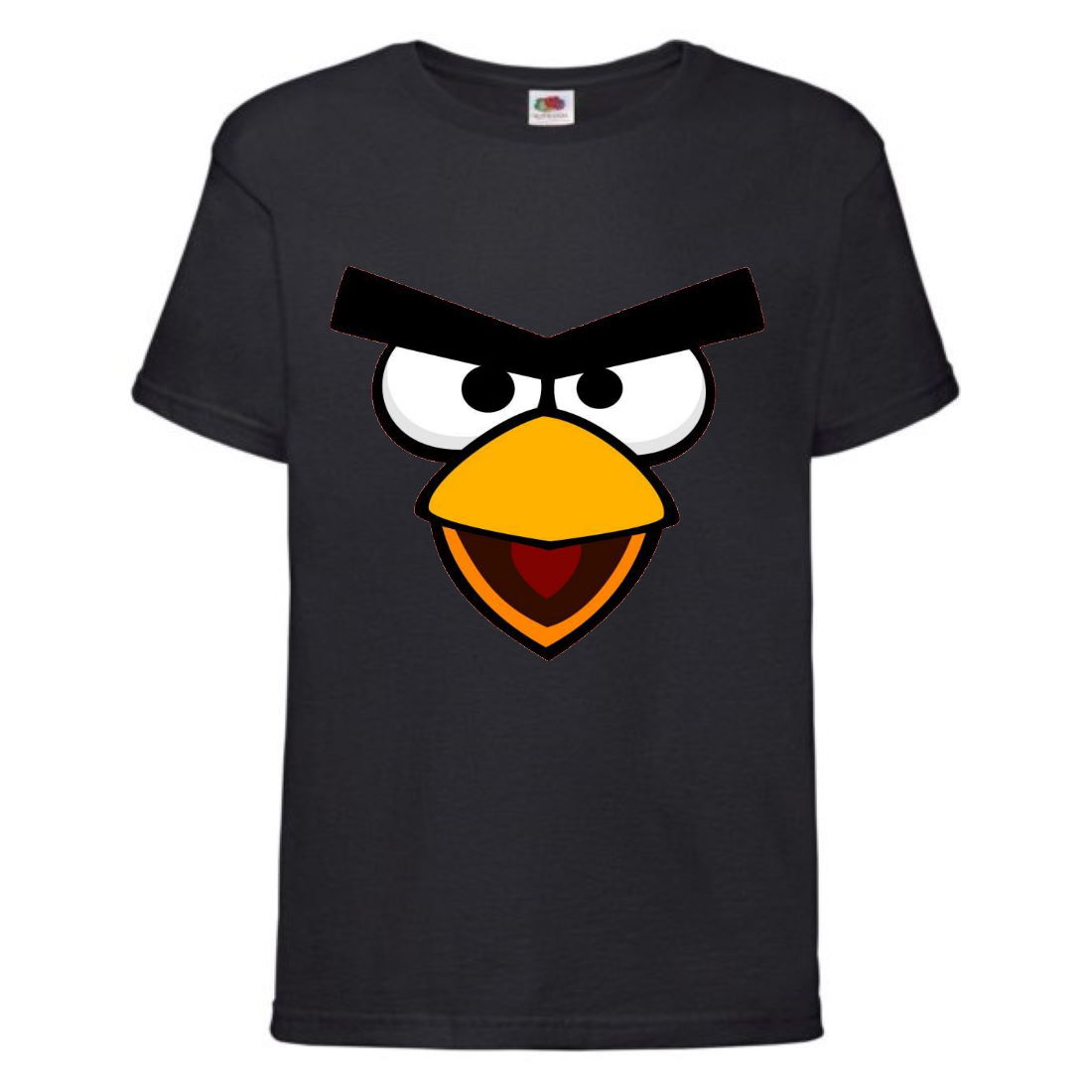 

Футболка детская Энгри Бердс (Angry Birds) черный (AB-face-black ) 164 см
