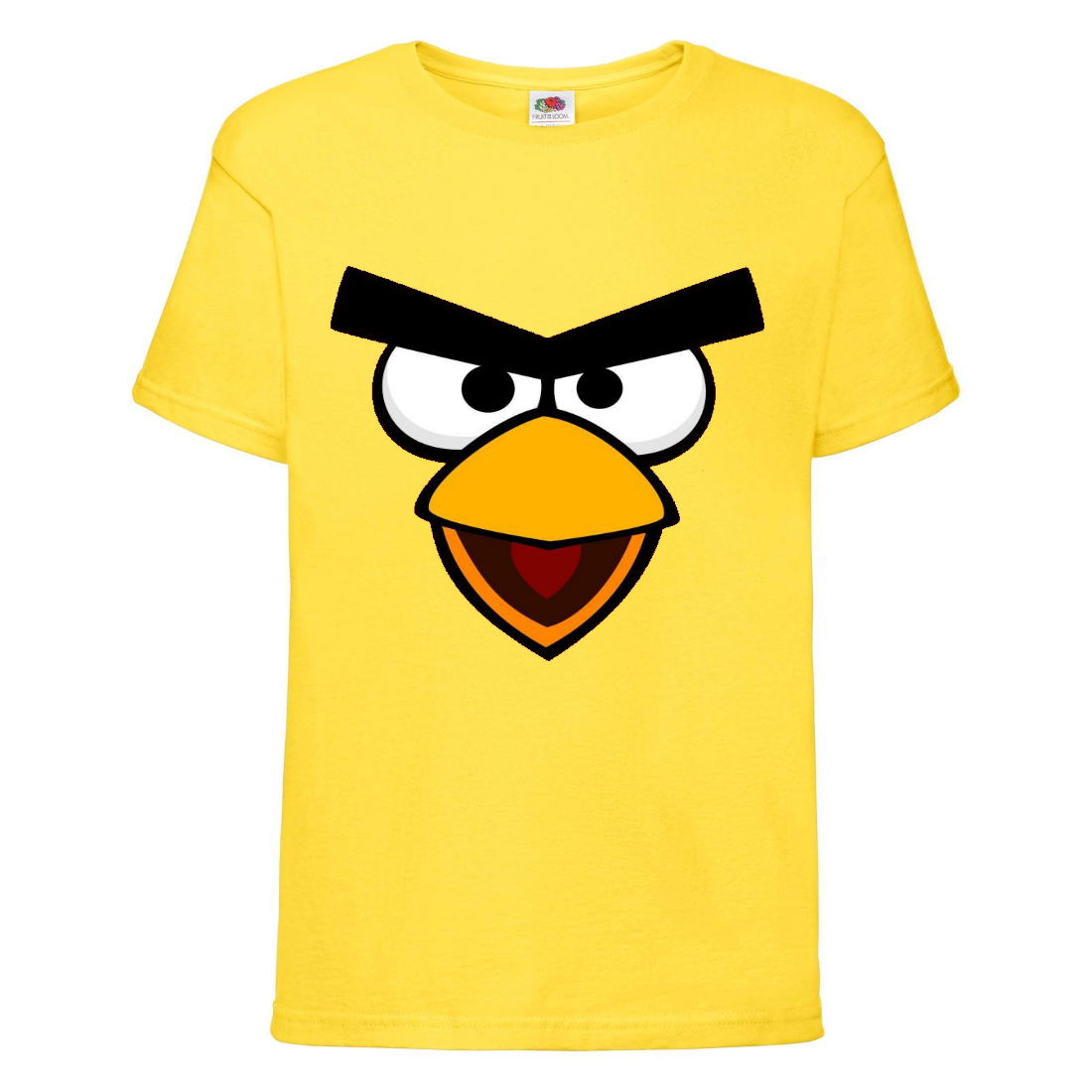

Футболка детская Энгри Бердс (Angry Birds) желтая (AB-face- yellow) 152 см