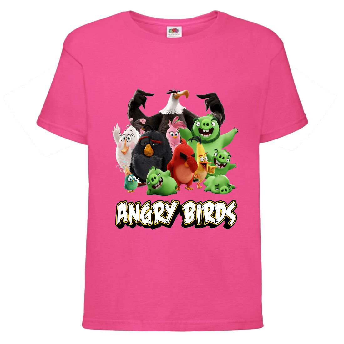 

Футболка детская Энгри Бердс (Angry Birds) розовая (AB-allheroes-2 pink) 128 см