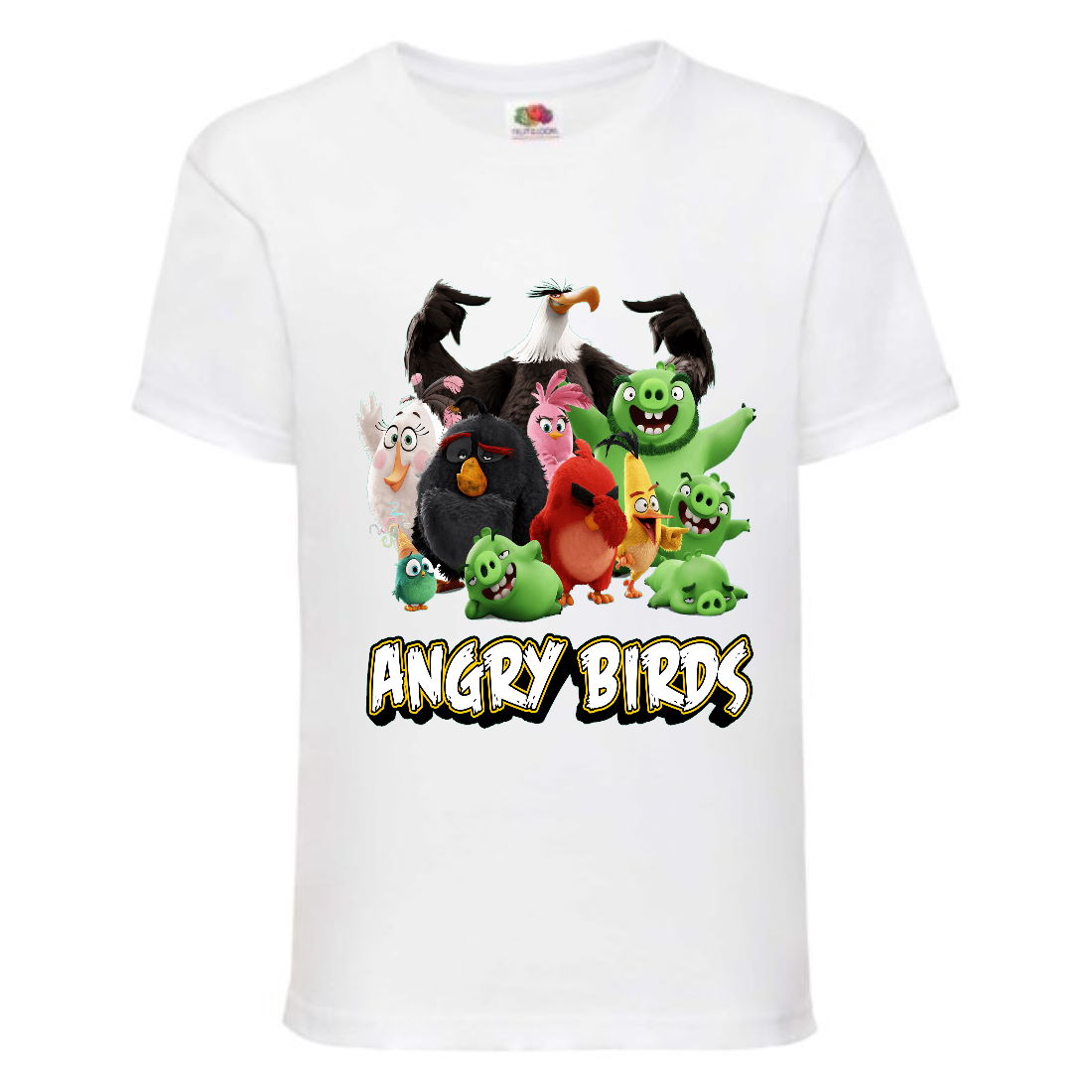 

Футболка детская Энгри Бердс (Angry Birds) белая (AB-allheroes-2 white) 164 см