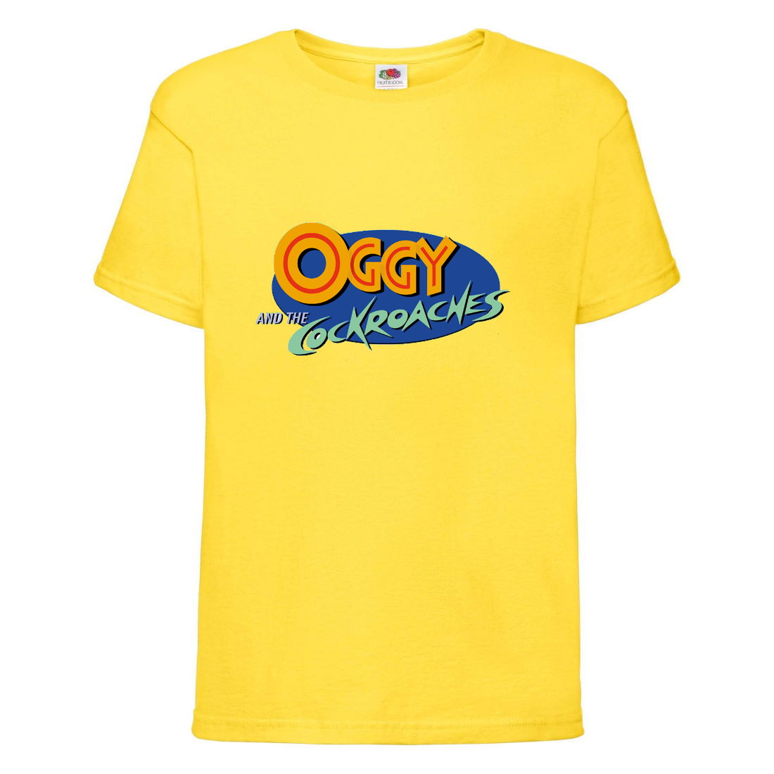 

Футболка детская Огги и тараканы (Oggy and cockroaches) желтая (top OG yel5) 104 см